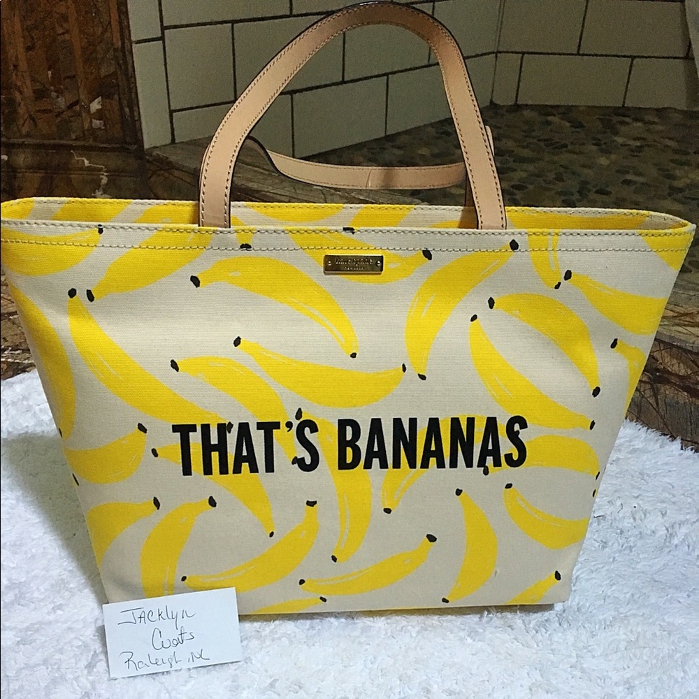 NWT Kate Spade That's Bananas Tote